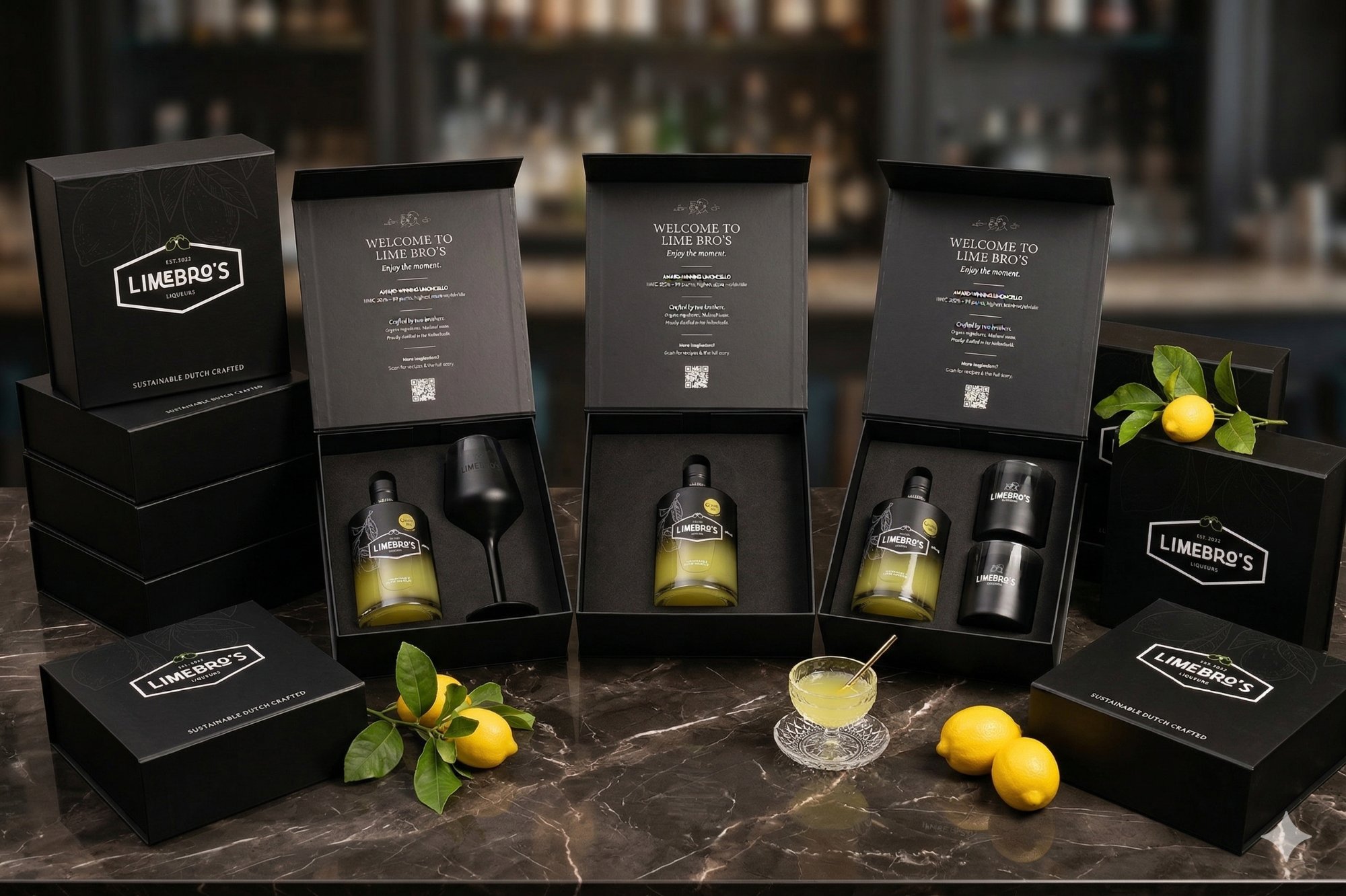 Lime Bro's limoncello als premium cadeau of relatiegeschenk